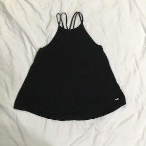Hollister black tank top.